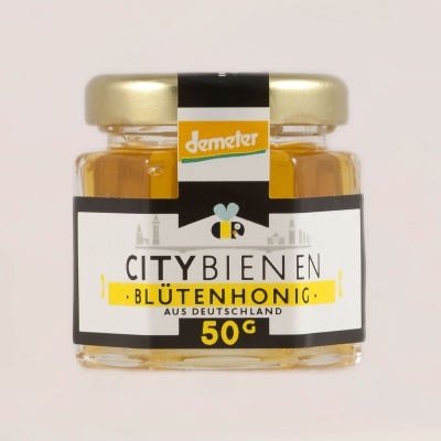 50g CityBienen.de Demeter Honig Probierglas