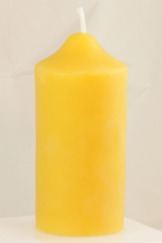 Stumpenkerzen aus Bienenwachs 5,5 cm x 12,5 cm