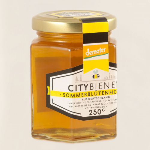 250g CityBienen.de Demeter Sommerblüten-Honig