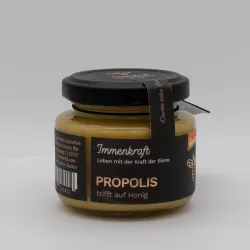 Immenkraft Propolis trifft auf Honig – Demeter-Honig mit Propolis, 125 g